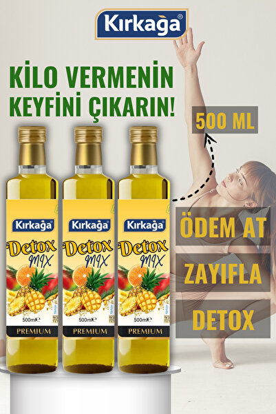 Kırkağa Detomiks Detox Mix Sirke & Nar Ekşisi Karışımı 250 ml - 3 Adet Ekonom...