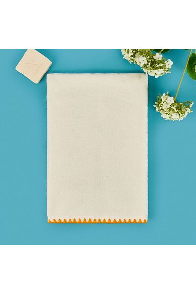 ASPARTAM Lea Face Towel - White - 50X70 cm