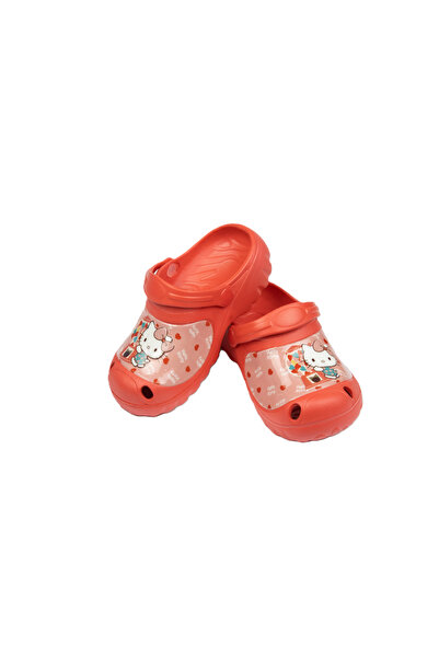 Hello Kitty Kids Clogs With Comfortable Fit And Fun Design Lightweight & Comfortable Slip-on Sandals – Red