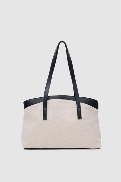 Shule Bags Citta black canvas tote bag