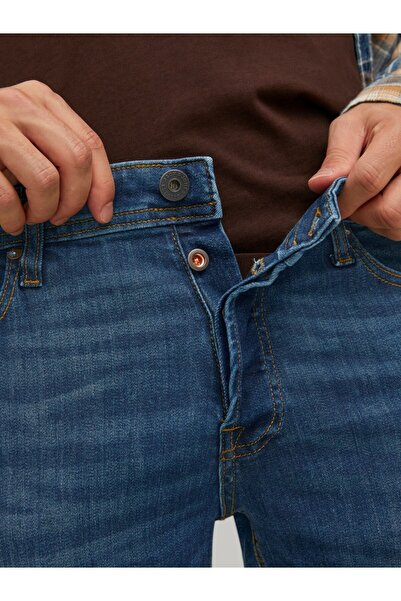 Jack & Jones JJIGLENN JJORIGINAL AM 819 Ανδρικό τζιν παντελόνι με χαμηλή μέση και λεπτή εφαρμογή 12224987