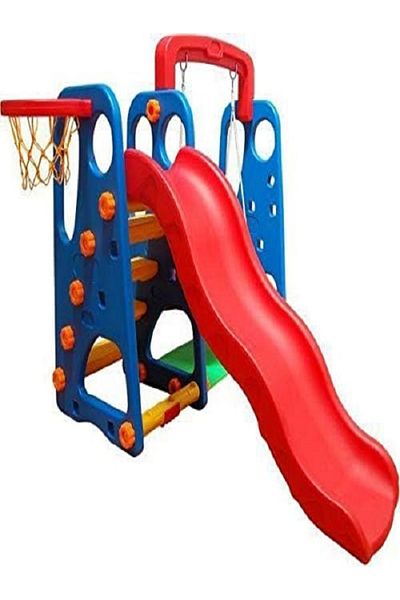 rexa Slide and Swing With Basketball Set