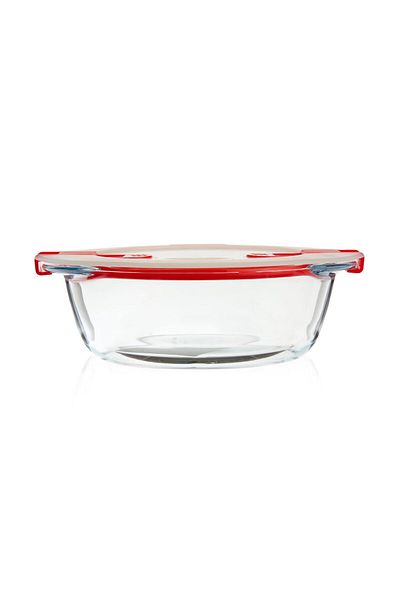 MATMEL Cook & Head Round Locked Storage Container - 1.1 Lt
