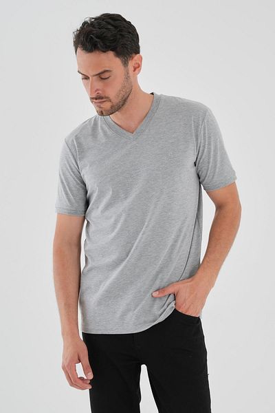ALEXANDERGARDI PC- Tricou de bază cu decolteu în V