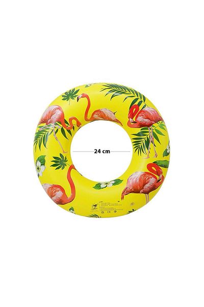 Intisimo Children's Hoop, Flamingo, 60 cm, +3 years, Yellow