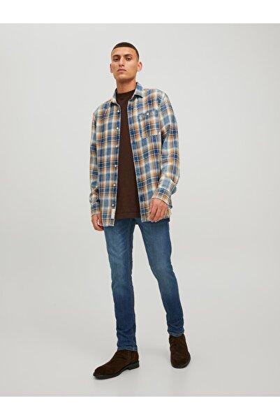 Jack & Jones JJIGLENN JJORIGINAL AM 819 Ανδρικό τζιν παντελόνι με χαμηλή μέση και λεπτή εφαρμογή 12224987