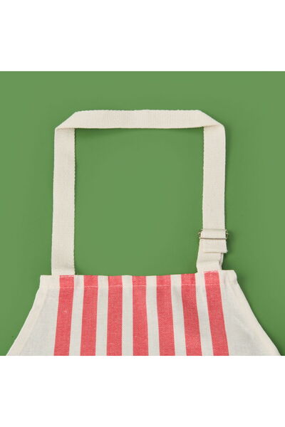 MATMEL Zoe Kitchen Apron - Ecru / Blue - 54X78 cm