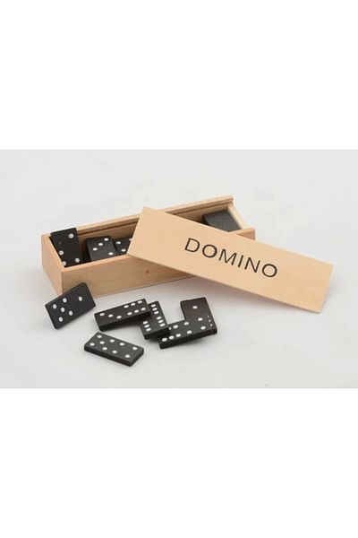 prime pazar Domino Game with Wooden Box Alk4019