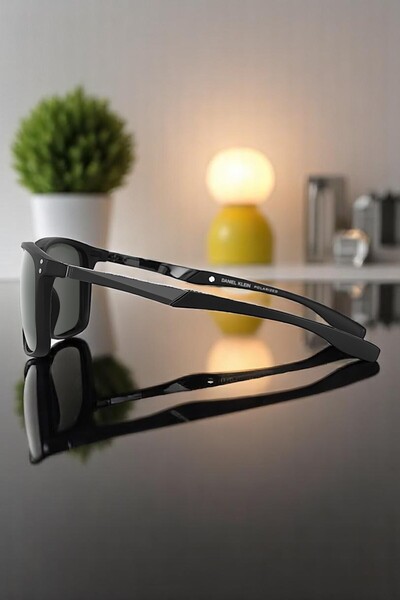 Daniel Klein 100% Polarized Uv400 Protection Black Color Original Rectangle Men's Sunglasses Dkg6250C2