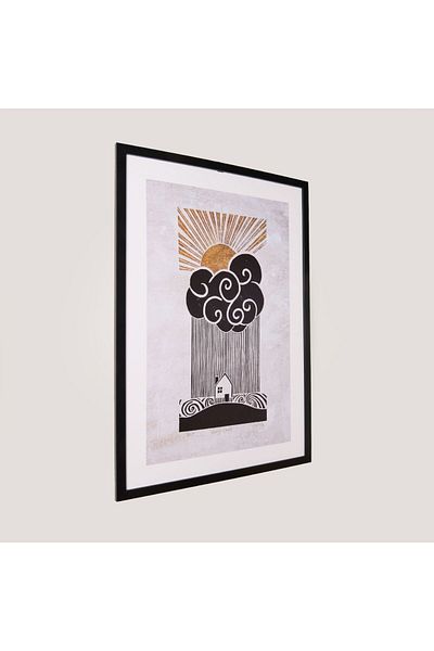 ASPARTAM Soleado Table - Gray / Black - 70X50 cm