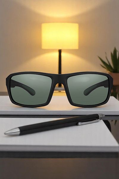 Daniel Klein 100% Polarized Uv400 Protection Black Color Original Rectangle Men's Sunglasses Dkg6274C3
