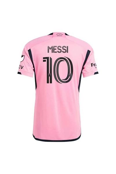 Atlas Global İnter Miami Pink Messi Football Kids Jersey Set of 3 with Bracelet Gift