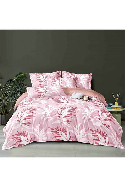 CHIRASO CHIRASO Finet Bedding Set, 4 Pieces, Sheet 140x200, Duvet Cover 160x200, 2 Pillowcases, with print