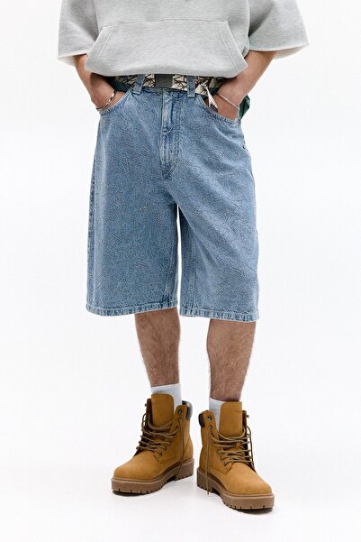 Pull & Bear Skater denim bermuda