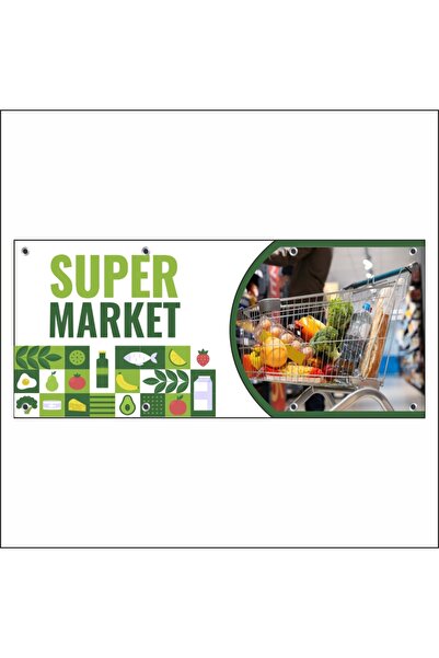 media Banner „Supermarket” model 1, 300 x 120 cm
