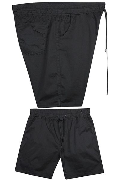 marufshop Men's Lace-Up Gabardine Shorts with Lycra Large Size Suitable for 120 - 157 Kilos