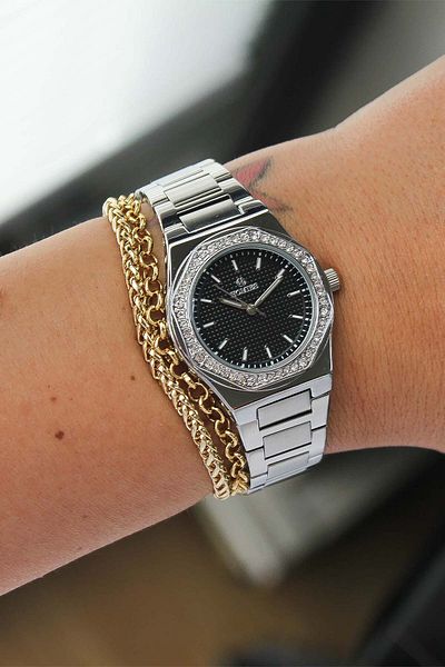 Homies Hm26297S01-2 Women Wrist Watch with Steel Cord