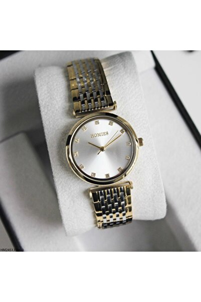 Homies HM24513S01-3 ساعة يد نسائية بسوار فولاذي