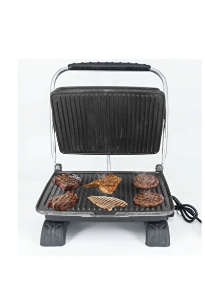 Dökümix Demir Döküm Siyah 1800 Watt 4-6 Dilim Ev-Sanayi-Büfe Tipi Tost Makinası ve Izgara