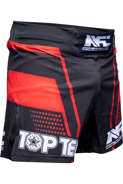 Top Ten MMA Shorts “NFC”, Top Ten, Red, XL