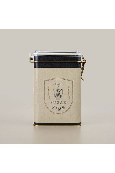 ASPARTAM Azura Sugar Metal Storage Container - Colored - 7.5X10X15 cm