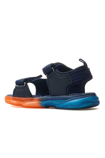 Vicco Jack Boy's Lighted Sandals 25Y 332.256 Pe Navy Blue