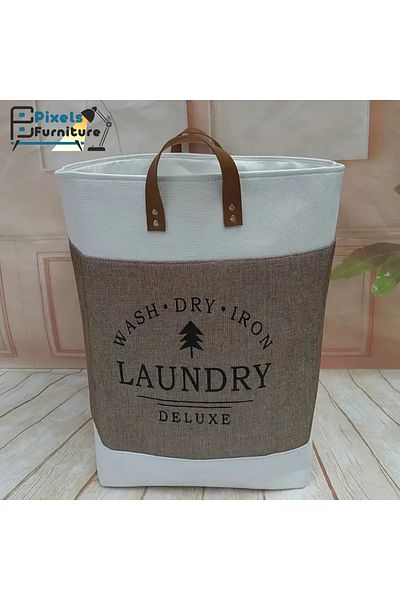 PixelsFurniture Pixel Furniture Multi-Purpose Collapsible Square Fabric Laundry Basket