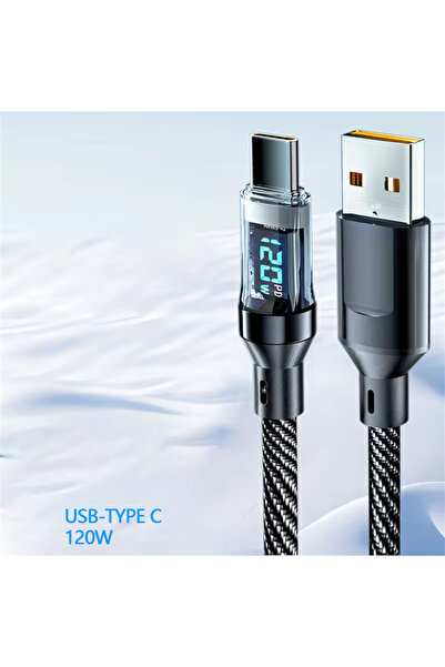 Choice كابل USB-Type c بطول 1 متر، بقوة 120 واط، كابل USB إلى Type C، كابل شح...