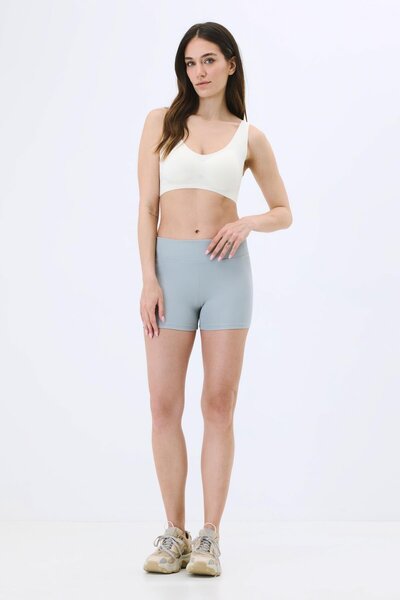 CAMASIRCITY Active γυναικείο ψηλόμεσο σορτς γκρι