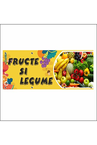 media Banner "Legume si fructe" model 2, 200 x 80 cm