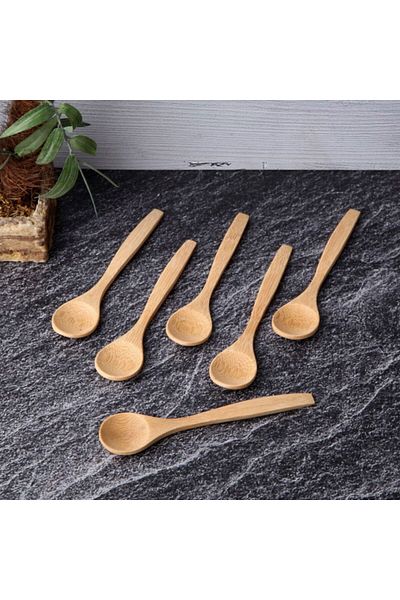 MATMEL Bamboo Spice Spoon Set of 6