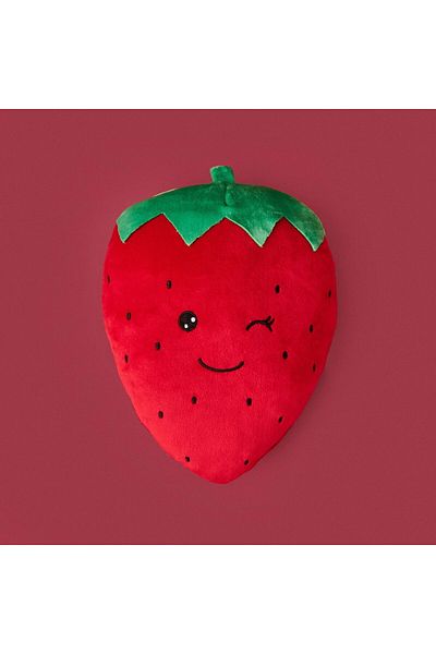 MATMEL Strawberry Figured Pillow - Red - 25 cm