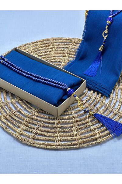 Deniz Elmasları Flamlı Başörtüsü ve İnci Tesbih Seti – Mevlüt, Bohçalık ve Çe...