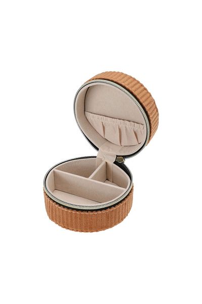 MATMEL Round Jewelry Organizer Box - - 8X8X5 cm