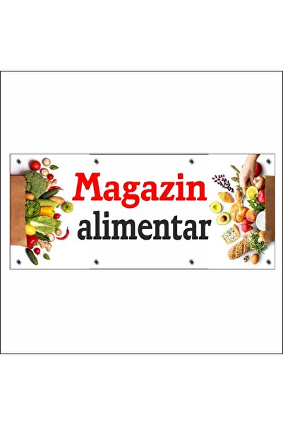 media Banner "Magazin alimentar" model 1, 200 x 80 cm