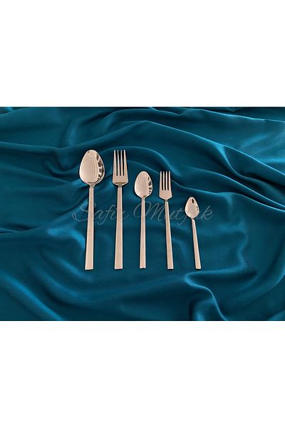 safir mutfak 6Pcs Chopstick Series Tablespoon Stainless Steel