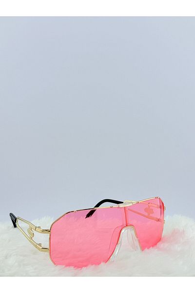 BRIDEIST WEDDING CO Shield Pink Glasses |   Pink Casual Modern Glasses |   Cool Glasses