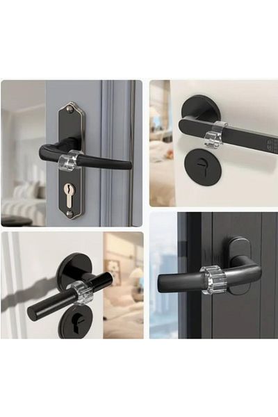 Mu Art Ahşap Mrt 8 Pieces Door Window Handle Stopper Art 871301
