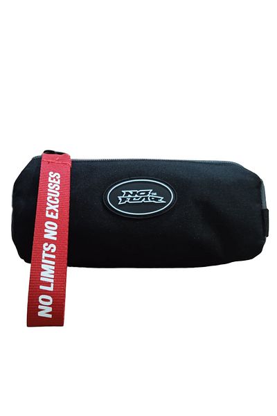 No Fear Pencil Bag 03597 Oval Black Single Compartment