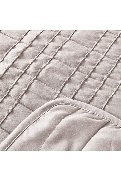 ASPARTAM Elite Double Bedspread Set - Gray - 200X230 cm