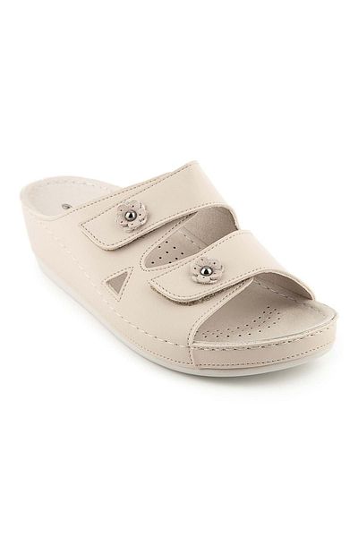 Muya Purita Anatomical Sole Four Seasons Women's Slippers Cream