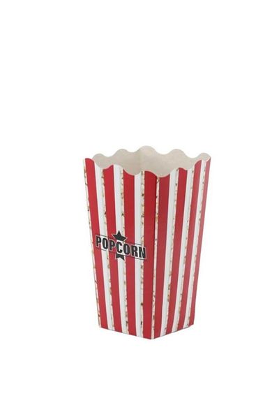 alenked Retro Style Popcorn Box Popcorn 25 Pieces Large Size