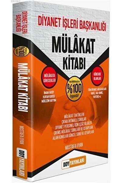 Ddy Yayınları Diyanet Işleri Başkanlığı Mülakat Kitabı