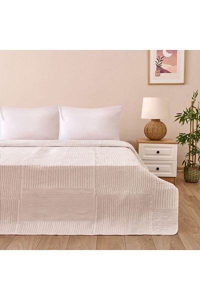 MATMEL Arven Double Bedspread - White - 260X250 cm
