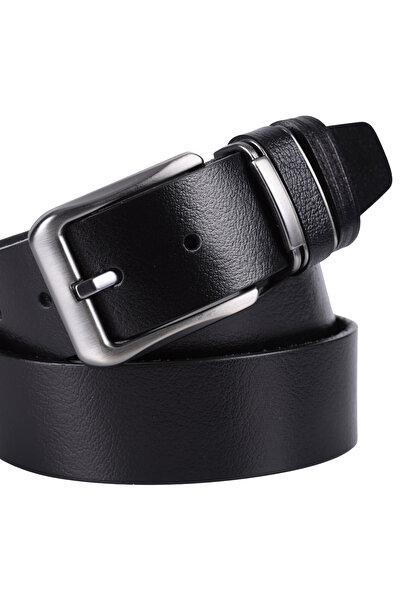 Deribond Curea Neagră Bărbați 100% Piele Veratică 4 Cm