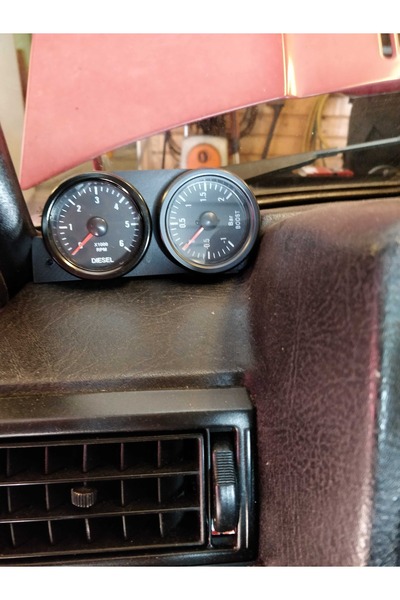 Lucest VW Golf Jetta MK2 Uyumlu Gösterge Pod 2x52mm (Plastik Aparattır!!!)