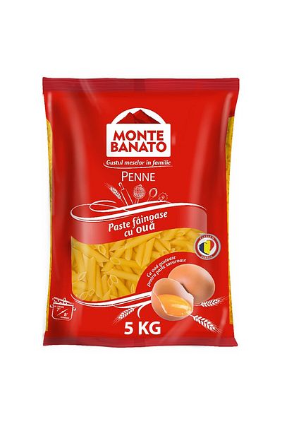 Monte Banato Paste Penne, Monte Banato, 5 Kg