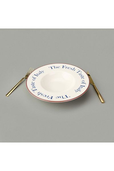 MATMEL The Fresh Taste Porcelain Pasta Plate - Colored - 26 cm