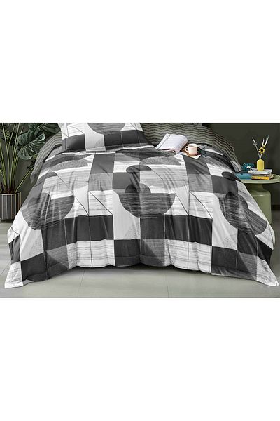 chiraso CHIRASO Finet Bedding Set, 4 Pieces, Sheet 140x200, Duvet Cover 160x200, 2 Pillowcases, with print