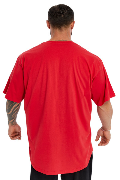 Big Sam Oversize Cotton T-Shirt Gym Rag Top Big Sam 3382
